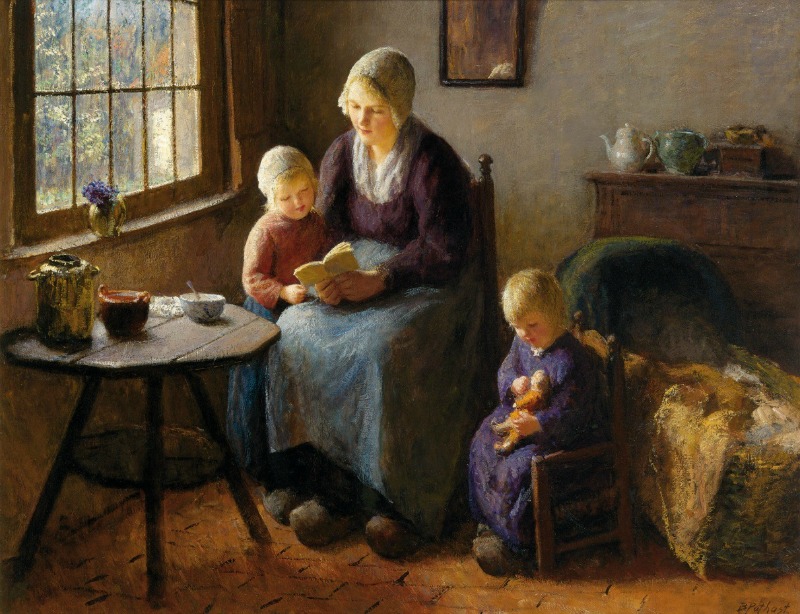 Mamá adoptiva. Sava Hentia (1848-1904). Museo Nacional de Arte Contemporáneo. Bucarest (Rumanía).