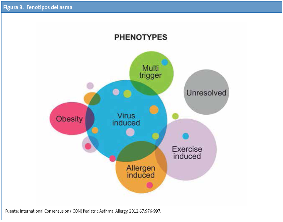 Figura 3. Fenotipos del asma