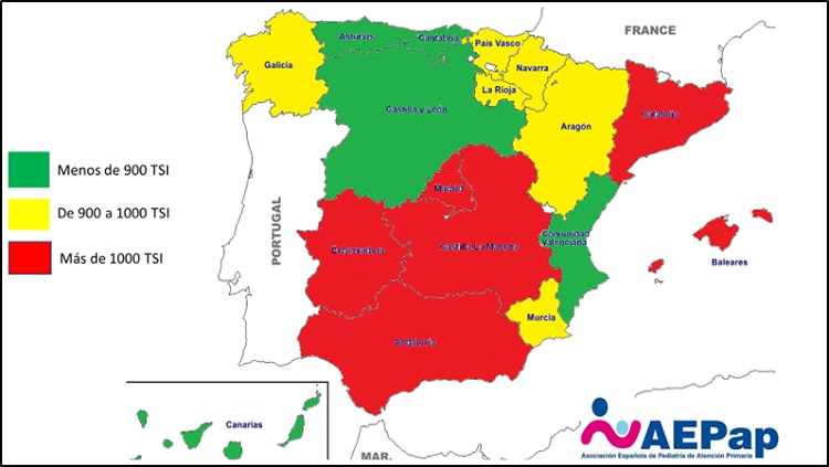 Semáforo de la asistencia pediátrica 