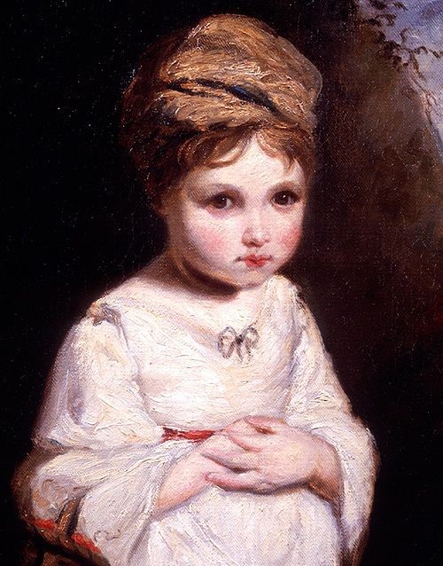 La niña de las fresas.