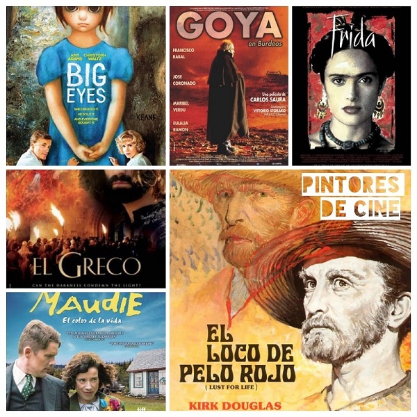 Ejemplo de películas sobre pintores.