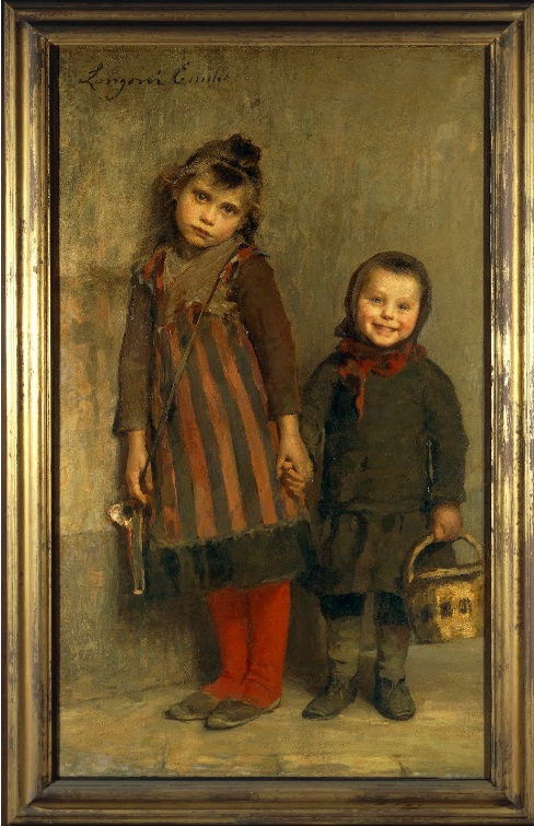 Colegio cerrado. Emilio Longoni, 1887/1888