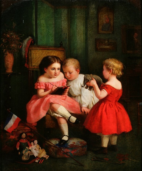 Dibujar un elefante. George Cochran Lambdin, 1859